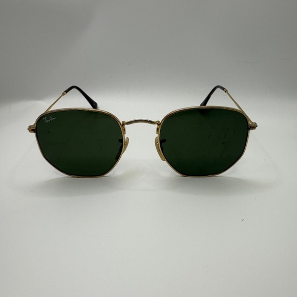 Ray-Ban Other - Ray-Ban RB3548N Hexagonal Flat Lenses Gold Sunglasses 54-21-145 001